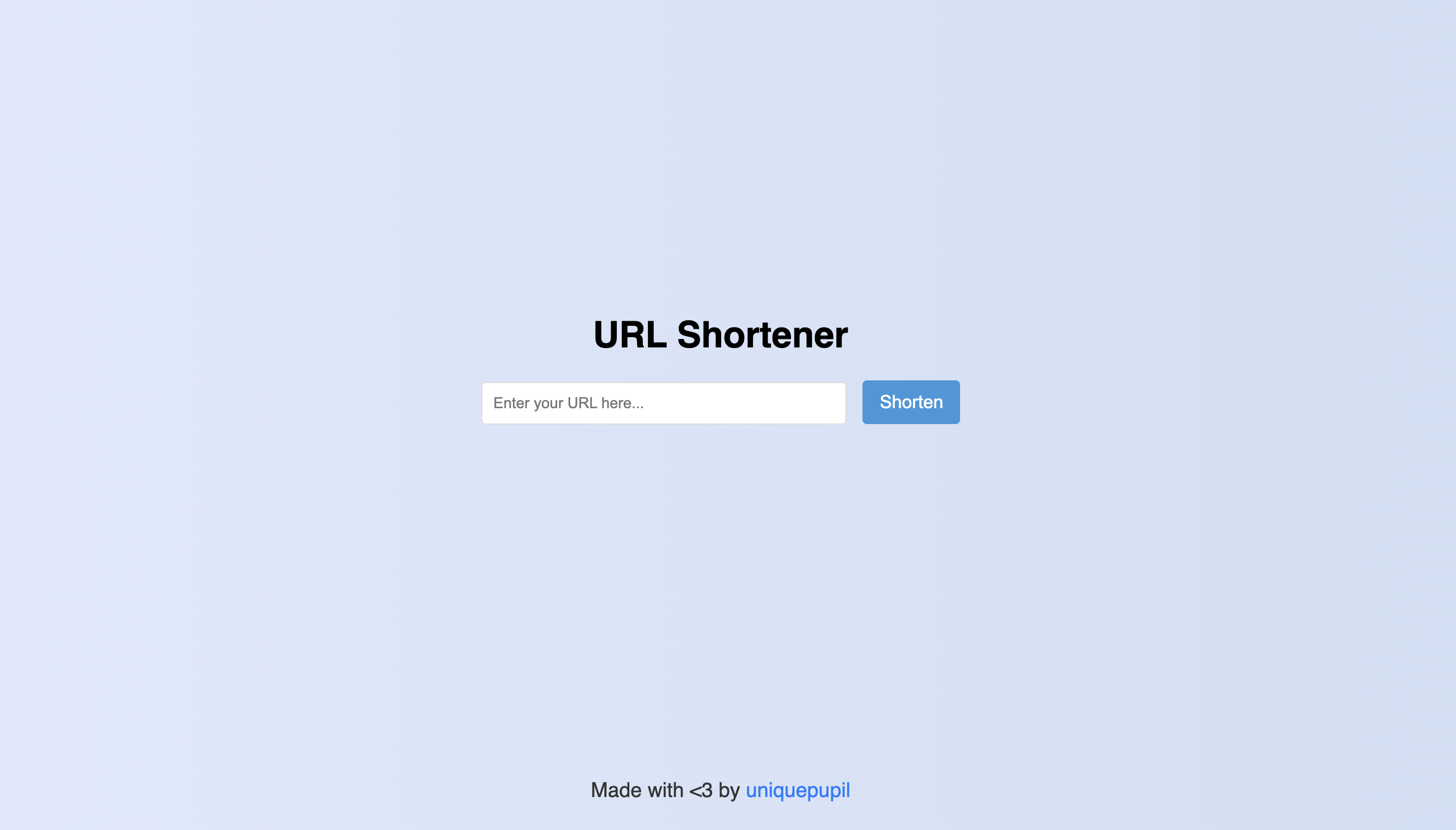 URL Shortner